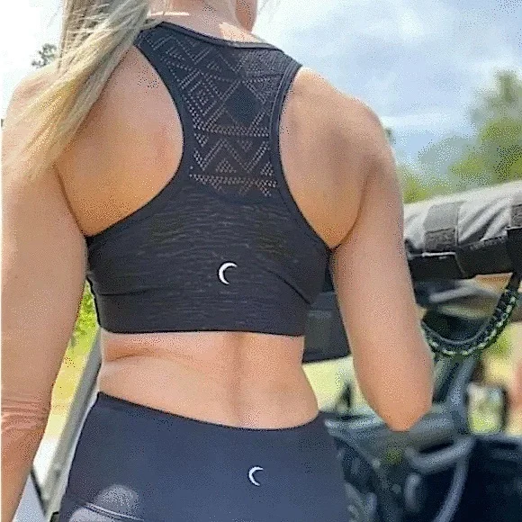 ZYIA Intimates Sleepwear Zyia Active Black Bomber Bra Size